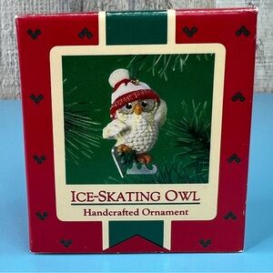 Hallmark Keepsake Ornament Ice Skating Owl Handcrafted Ornament
